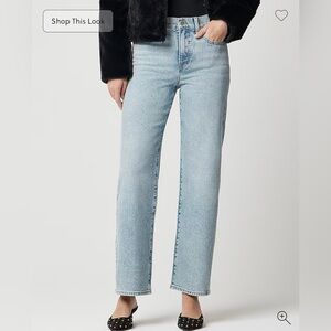 J. Crew Light Blue Embellished Slim Wide-leg Women's Jeans - Size 26